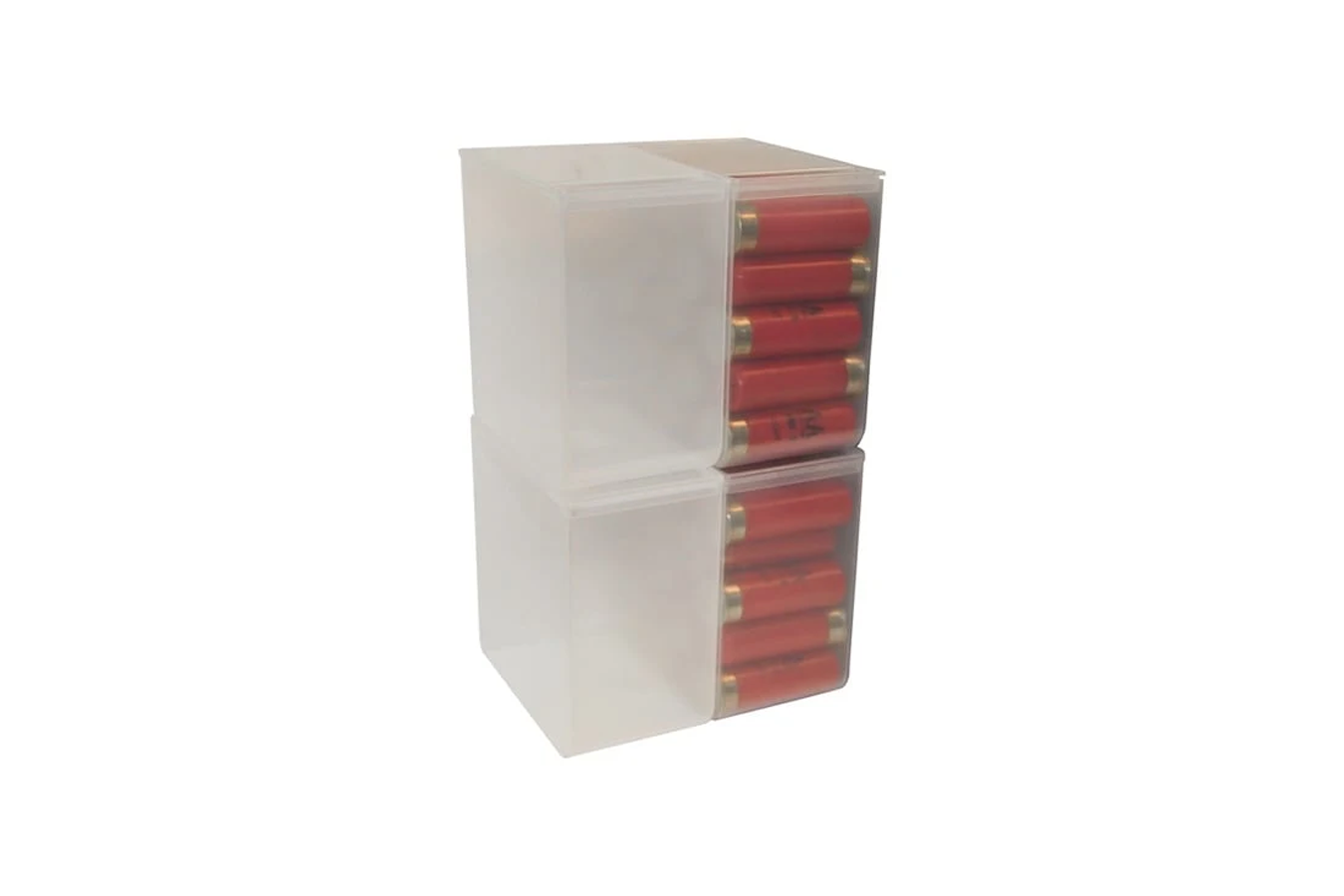 MTM 25 Round Shot Storage Box 4SET Clear